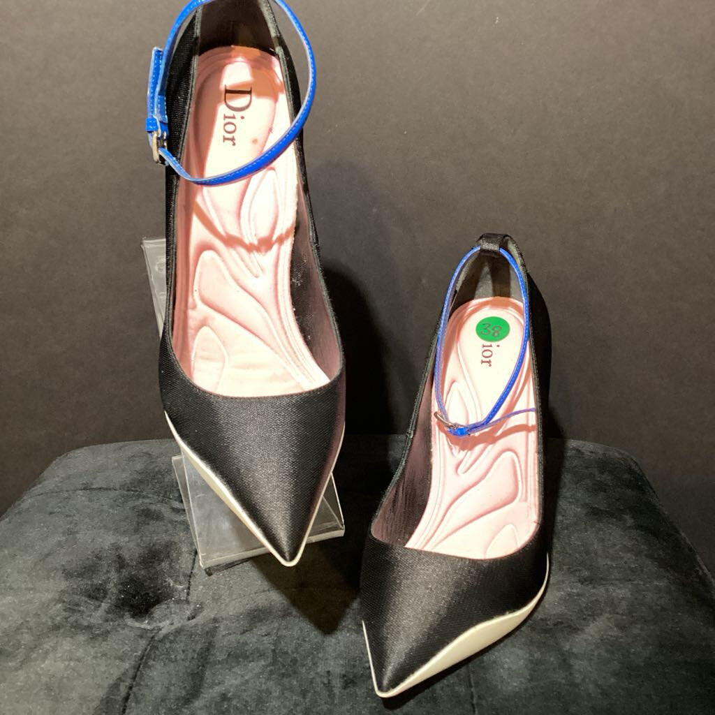 Dior Two Tone Ankle Strap Pumps SHOES 38