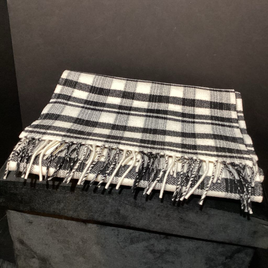 Balenciaga Wool Plaid Scarf SCARVES OS