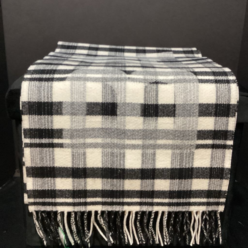 Balenciaga Wool Plaid Scarf SCARVES OS
