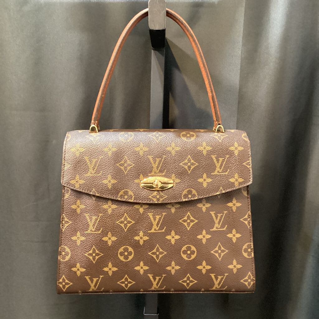 Louis Vuitton Monogrammed Top Handle Square HANDBAGS M