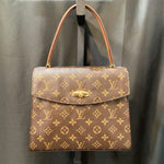 Load image into Gallery viewer, Louis Vuitton Monogrammed Top Handle Square HANDBAGS M

