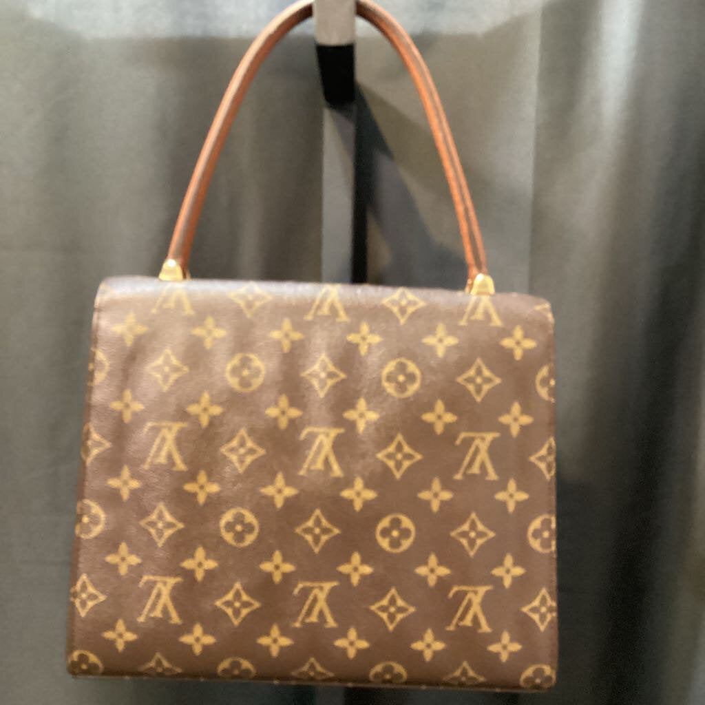 Louis Vuitton Monogrammed Top Handle Square HANDBAGS M