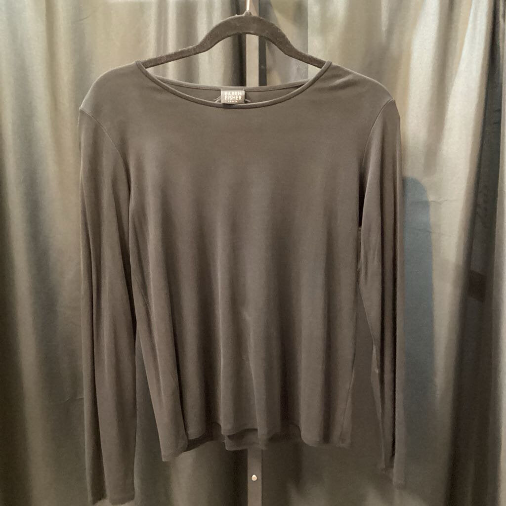Eileen Fisher Basic Crew Neck LS TOPS PM