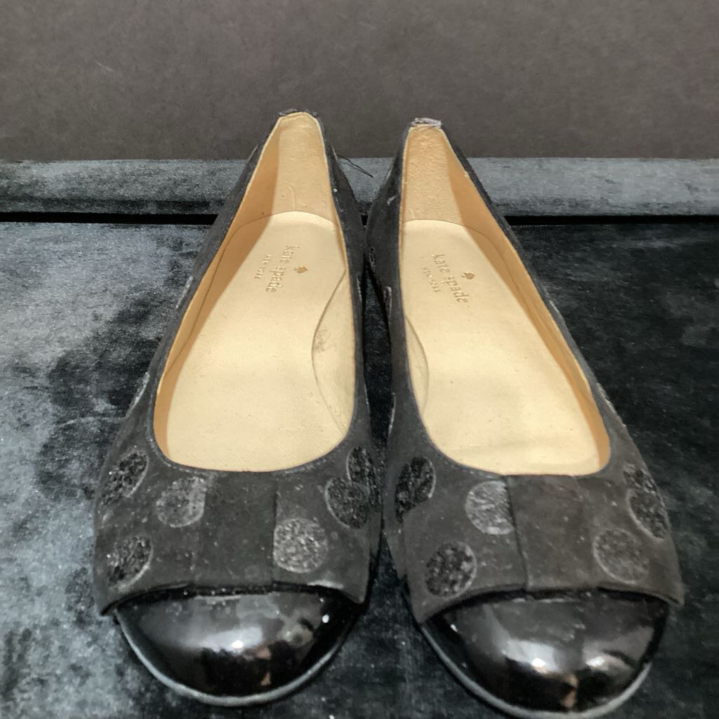 Kate Spade Circle Sparkle Flats SHOES 8.5