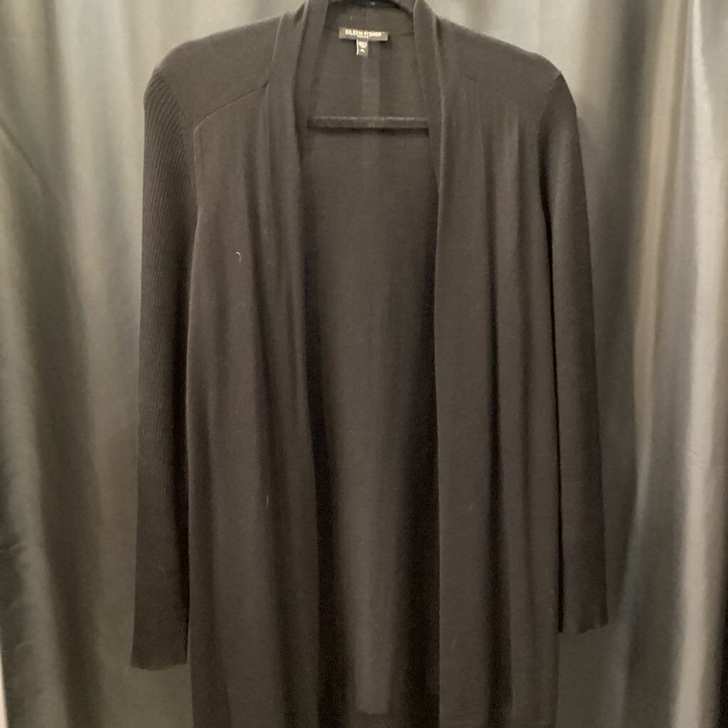Eileen Fisher Lightweight Open Front Cardi SWEATERS PL