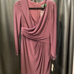 Load image into Gallery viewer, Adrianna Papell NWT Cross Front LS Maxi EVENING 4
