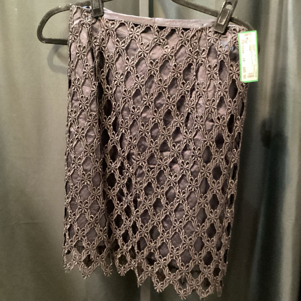 Burberry Textured Overlay MIni SKIRTS 10