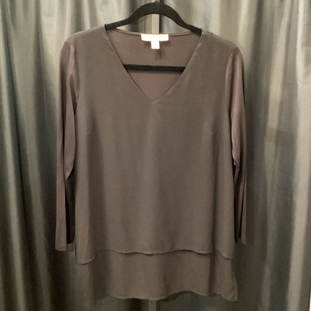 Michael Kors Vneck LS TOPS S
