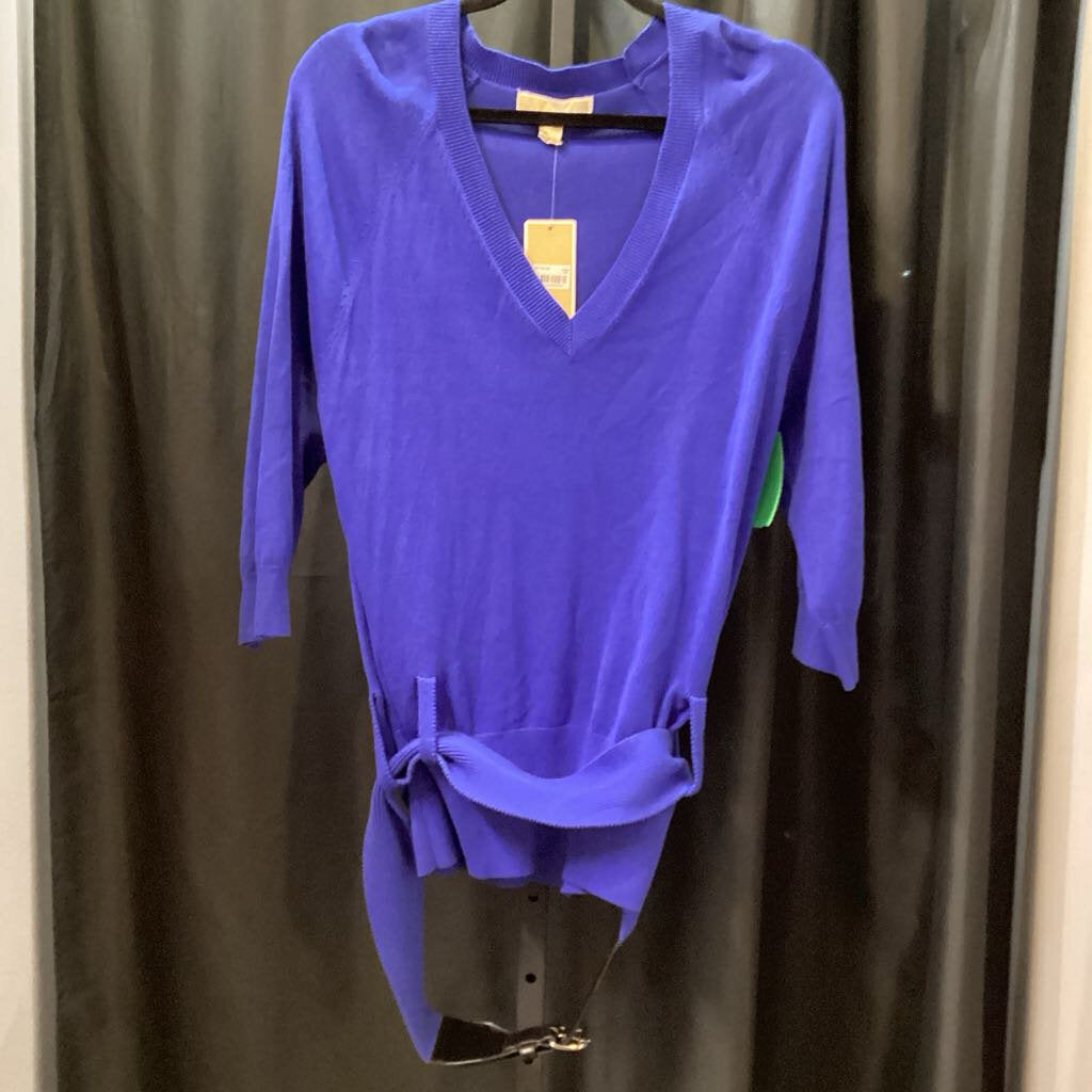 Michael Kors NWT Belted Bottom Knit SWEATERS L