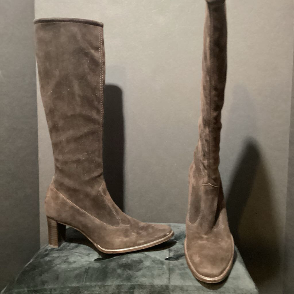 Peter Kaiser Tall Suede Heeled BOOTS 8