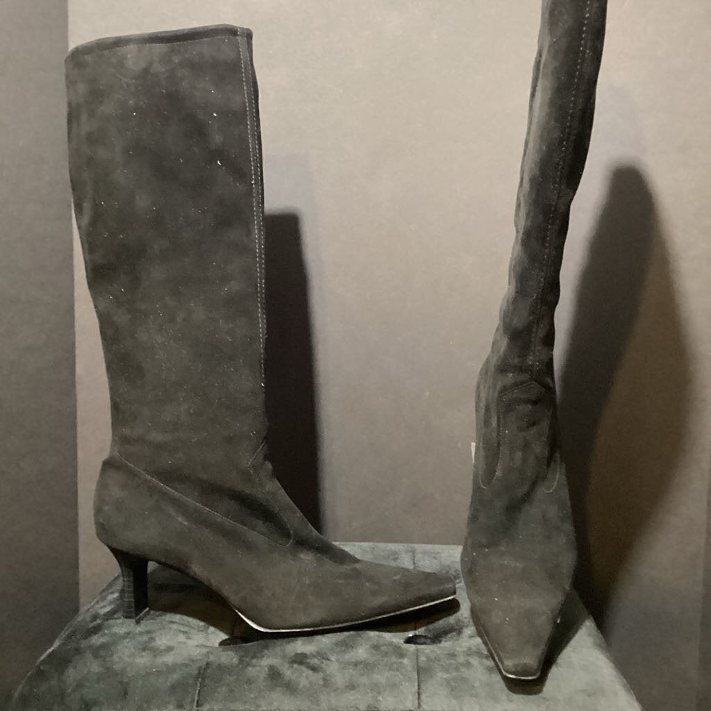 Peter Kaiser Tall Suede Heeled BOOTS 8