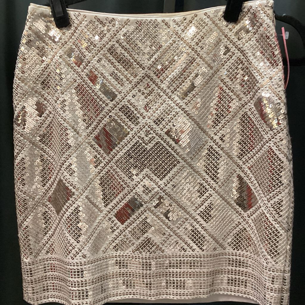 WHBM Full Sequin Patterned Mini SKIRTS 2