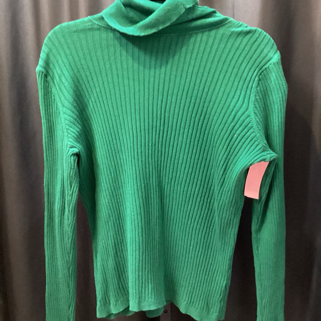 Ann Taylor Ribbed Basic Turtleneck SWEATERS M