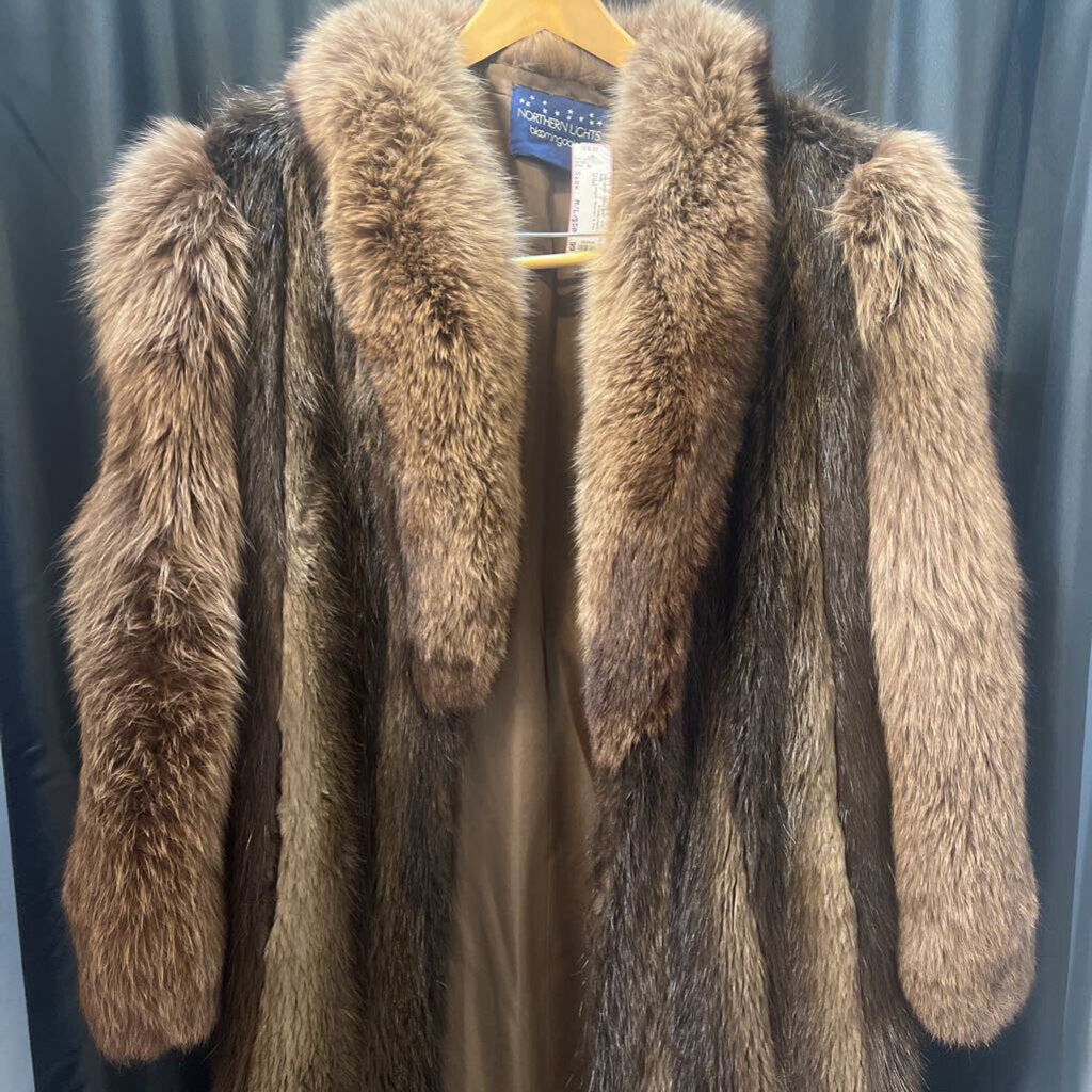 Bloomingdales - Northern Lights Full Length Beaver & Fox FURS M/L/XL
