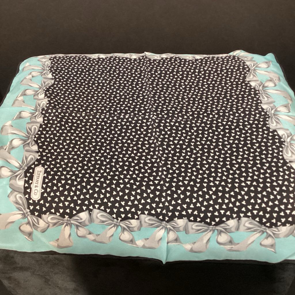 Tiffany & Co. Patterned Silk Square SCARVES OS