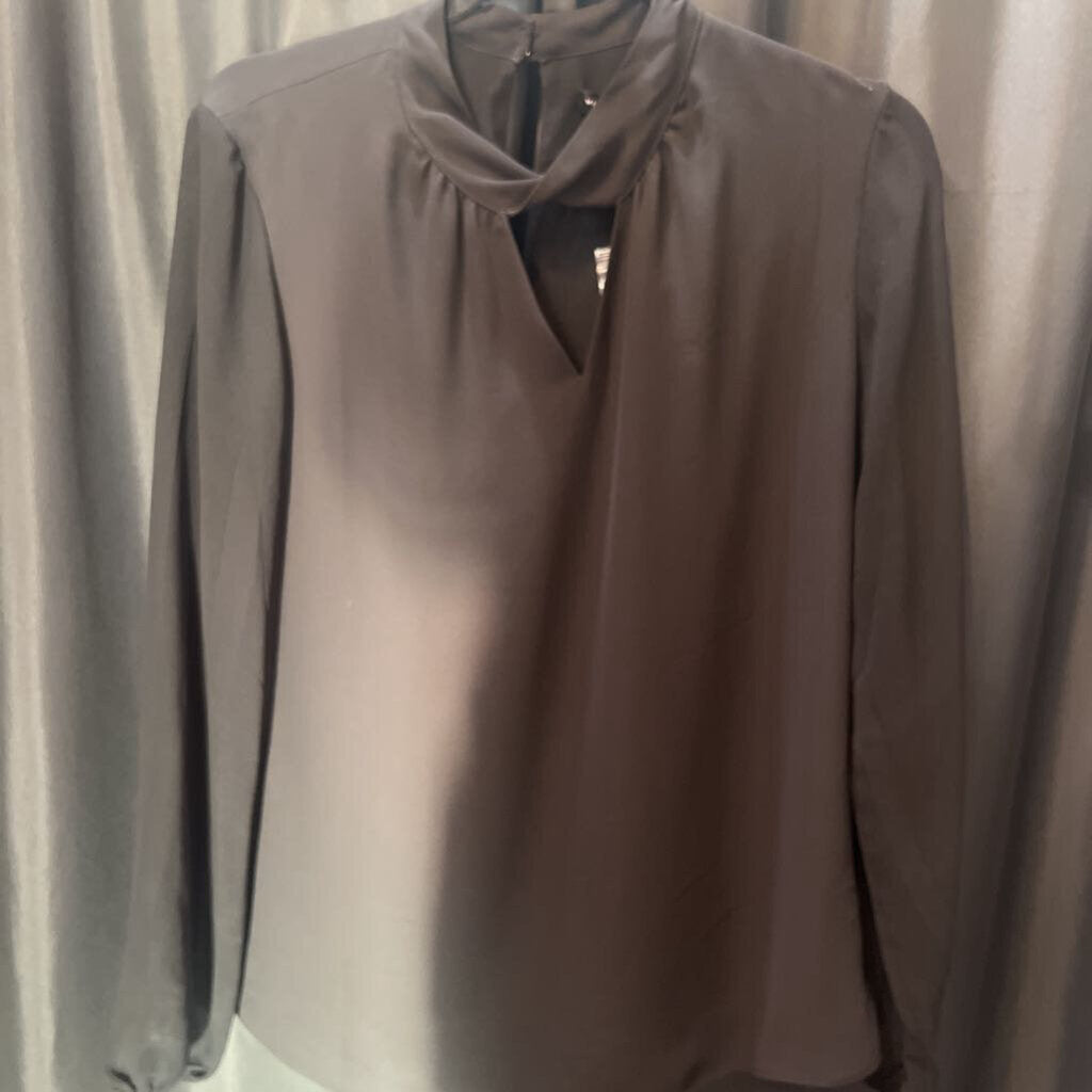 WHBM NWT Twist Neck Sheer LS TOPS 6