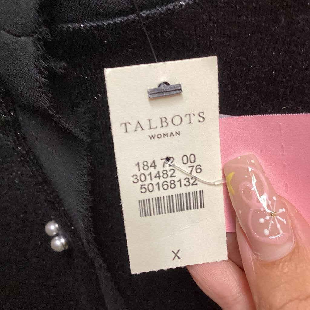 Talbots NWT Soarkle Button Up Cardi SWEATERS X