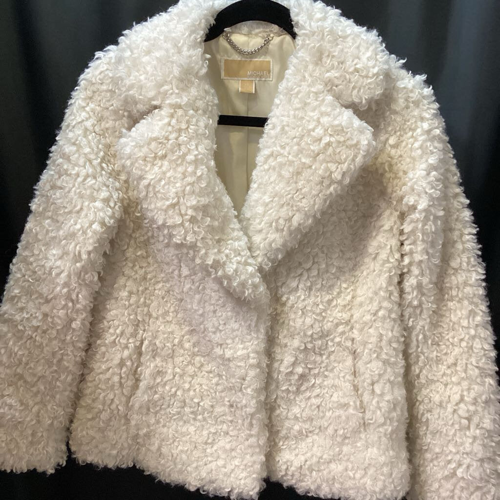 Michael Kors Curly Midi Faux Fur JACKETS XS