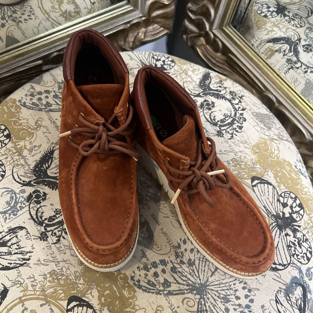 Zero Grand Platform Suede Lace Front SHOES 8