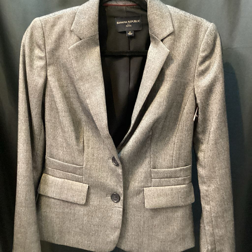 Banana Republic Patterned Classic Blazer JACKETS 0P