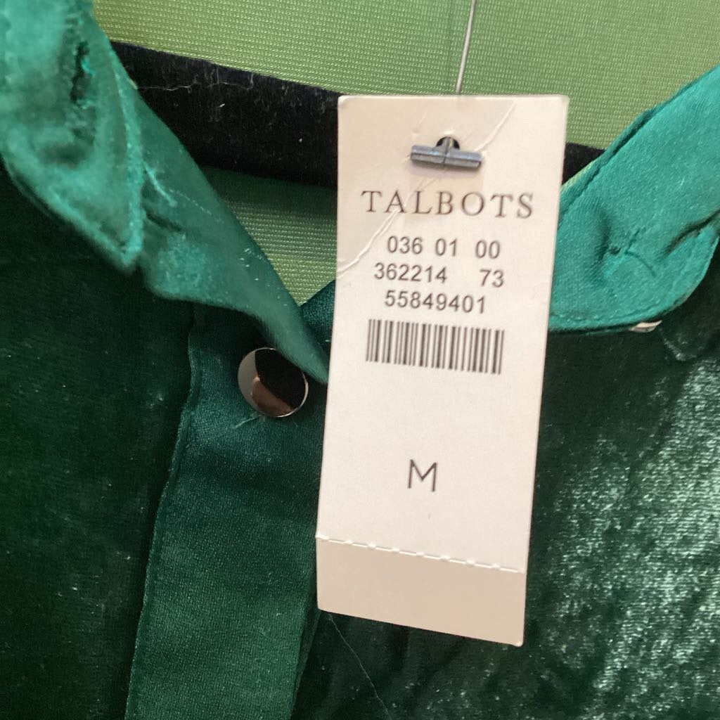 Talbots Velvet LS Shirt Dress DRESSES M