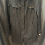 Load image into Gallery viewer, Chicos Button Front Solid Shacket TOPS 0
