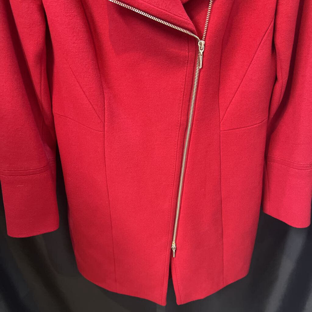 WHBM NWT Zip Front Peacoat JACKETS S