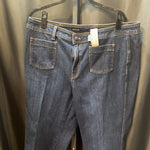 Load image into Gallery viewer, Talbots Straight Leg Solid Wash JEANS 18W
