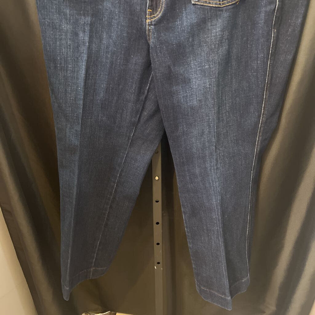 Talbots Straight Leg Solid Wash JEANS 18W