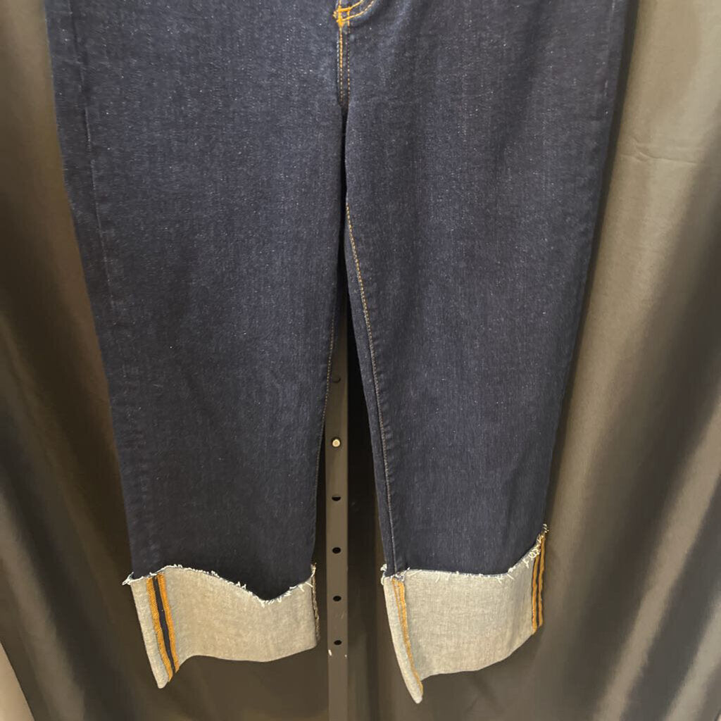 Pilcro NWT Cuffed Wide Leg Solid JEANS 29