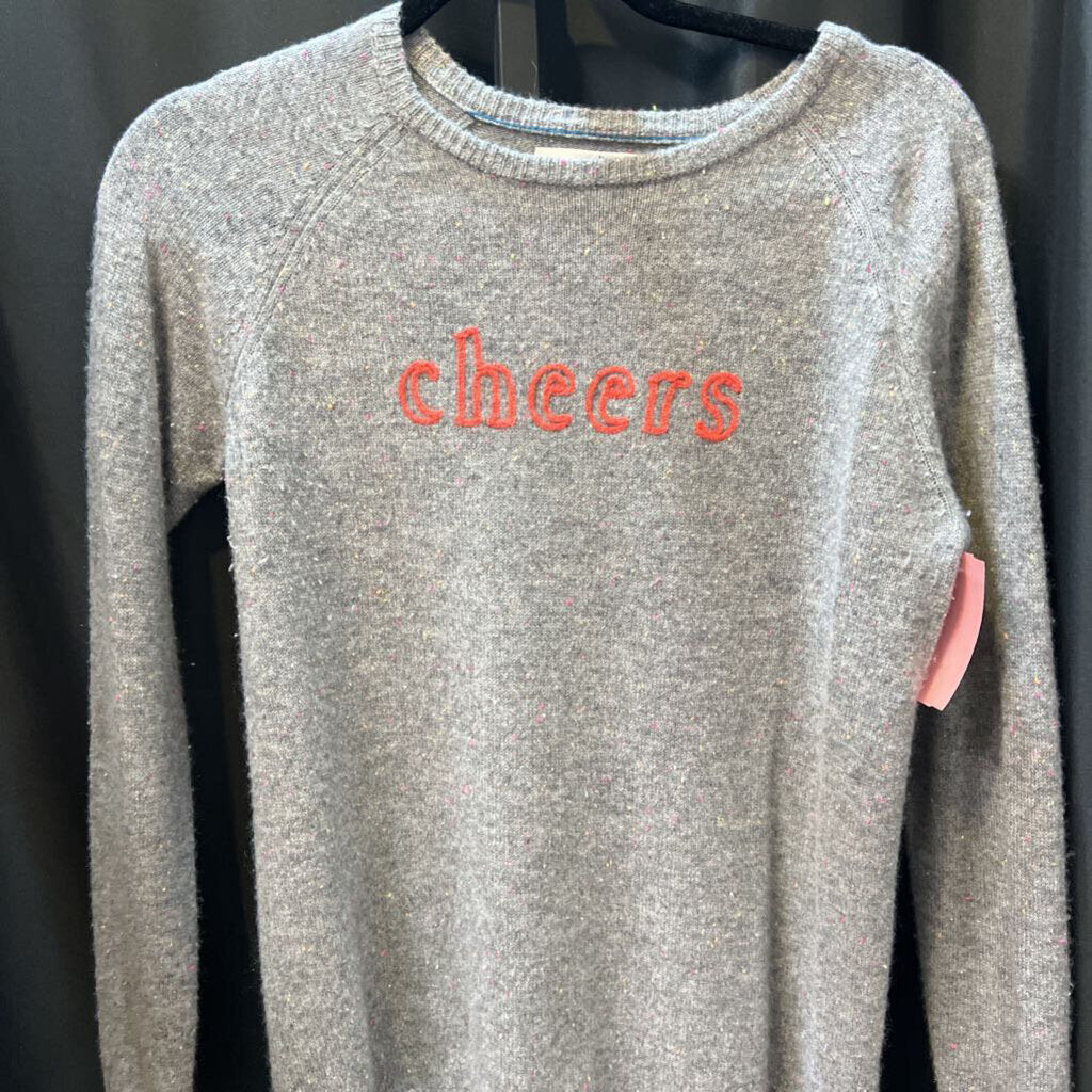 Birds of Paradise Cheers graphic Print Crew Neck SWEATERS S