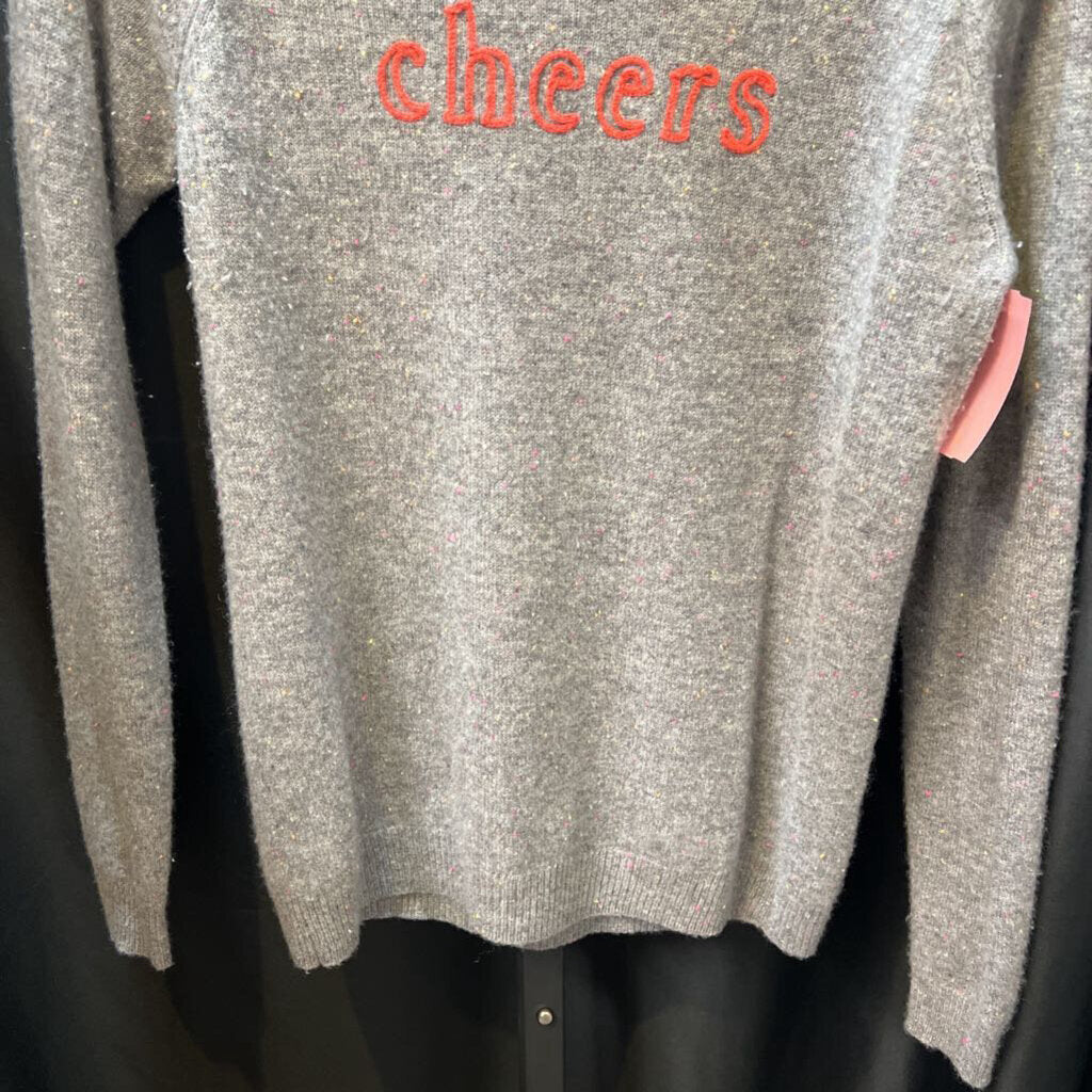 Birds of Paradise Cheers graphic Print Crew Neck SWEATERS S