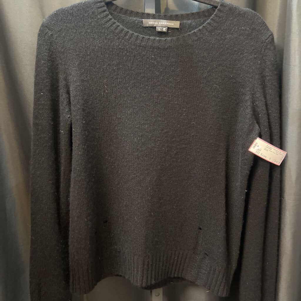 Scull Cashmere Scull Back Crew Neck SWEATERS S