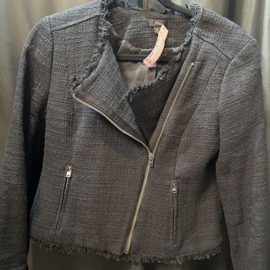 J Crew Zip Front Blazer JACKETS 6