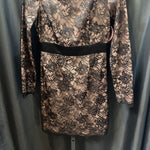 Load image into Gallery viewer, Trina Turk Lace Overlay LS Sheath DRESSES 4
