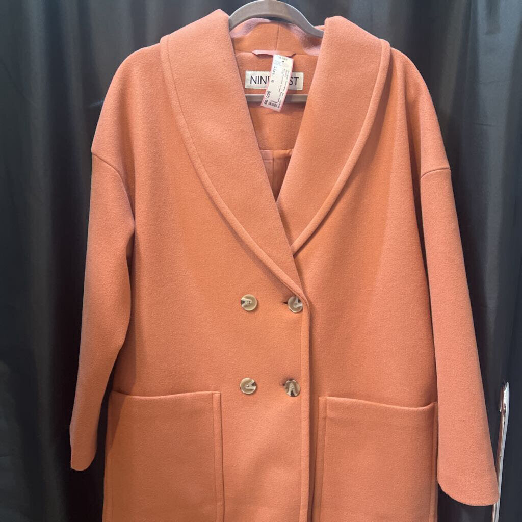 Nine West Wool Overcoat JACKETS M
