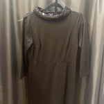 Load image into Gallery viewer, Talbots Sequin Collar 3/4 Sleeve Sheath DRESSES 2
