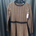 Load image into Gallery viewer, Tahari NWT Knit Striped LS DRESSES XS
