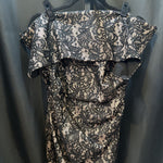 Load image into Gallery viewer, Vince Camuto Off Shoulder Lace Overlay DRESSES 14
