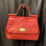Load image into Gallery viewer, Dolce &amp; Gabbana Sicilty Top Handle HANDBAGS M
