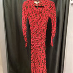 Load image into Gallery viewer, DVF NWT Ruched Chain Print DRESSES S
