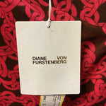 Load image into Gallery viewer, DVF NWT Ruched Chain Print DRESSES S
