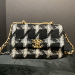Load image into Gallery viewer, Chanel 19 Flap Bag Tweed HANDBAGS Small
