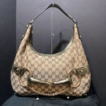 Load image into Gallery viewer, Gucci Canvas Horsebit HANDBAGS L
