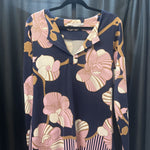 Load image into Gallery viewer, DVF LS Floral V Neck DRESSES 14
