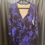 Load image into Gallery viewer, DVF LS Floral V Neck DRESSES 14
