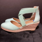 Load image into Gallery viewer, Talbots NEW Espadrille Wedge Canvas SHOES 8
