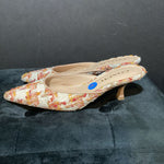 Load image into Gallery viewer, Coach Renn Kitten Heels Tweed SHOES 6
