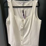 Load image into Gallery viewer, Calvin Klein NWT Gold Buttons TOPS XL
