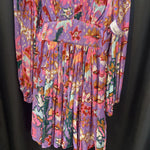 Load image into Gallery viewer, Oliphant LS Print Metallic DRESSES XS
